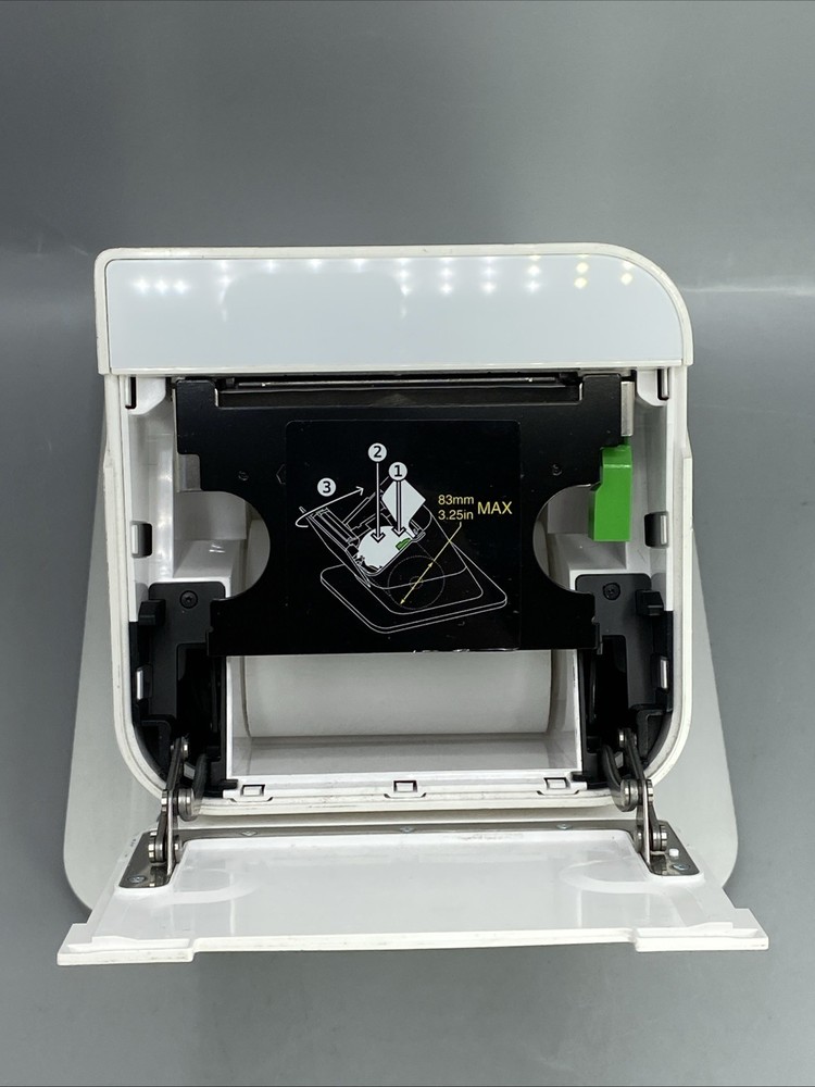 Clover Station P501 Receipt Printer – White – Tested & Working
