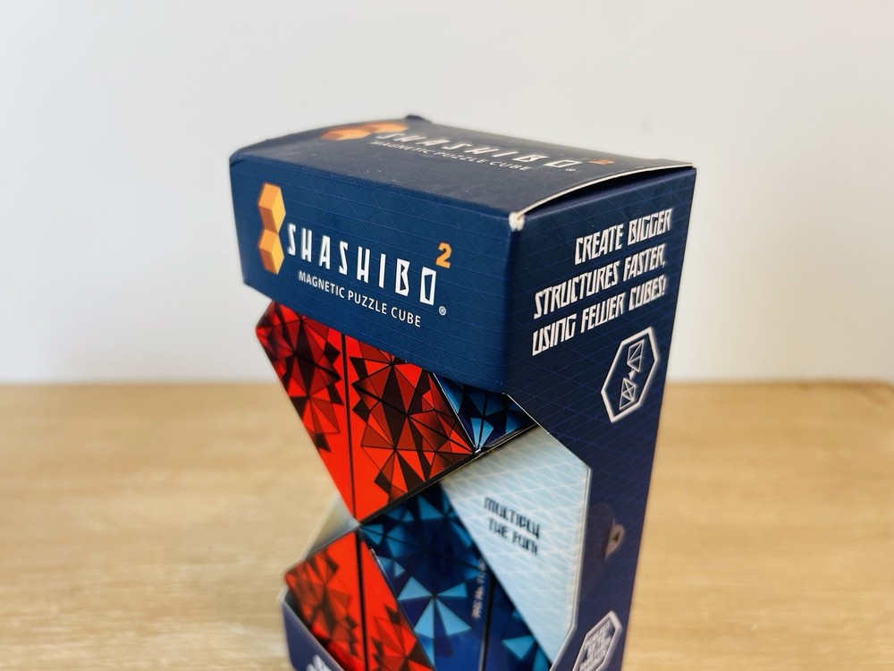 Shashibo Squared Puzzle Cube NOTE See Pics Torn Packaging