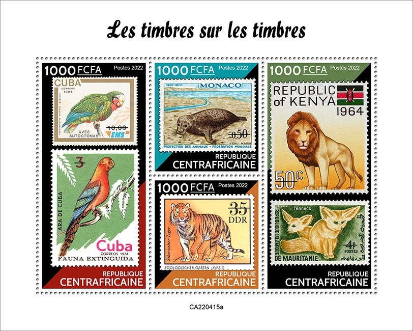 Stamps on stamps