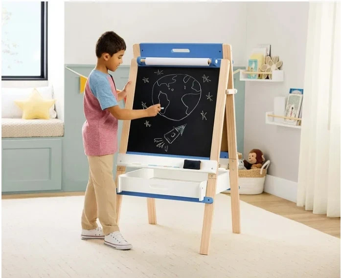 Member's Mark Kids' Creative Easel Blue