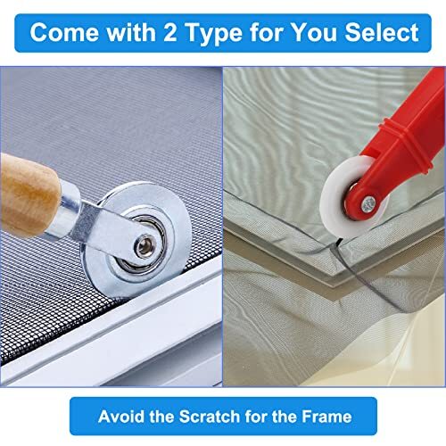 Window Screen Repair Kit Mesh Screen Spline Roller Repair Tools Kit with