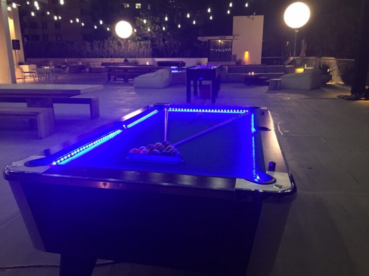 RGB LED Pool & Billiard Table Lighting KIT - light your pool table Felt - BRIGHT