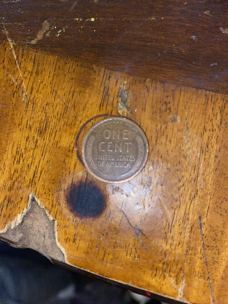1919 Lincoln wheat One Cent penny no mint mark