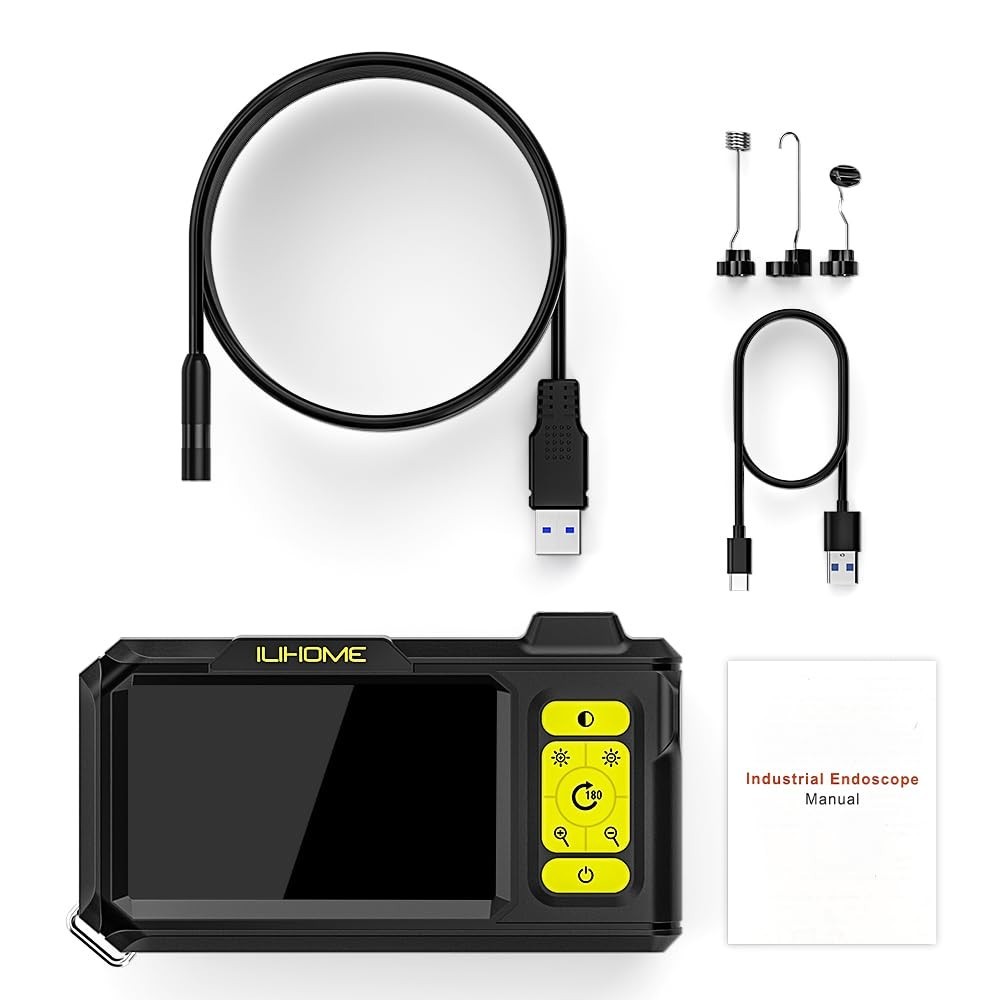 Endoscope Camera with 8 LED Lights