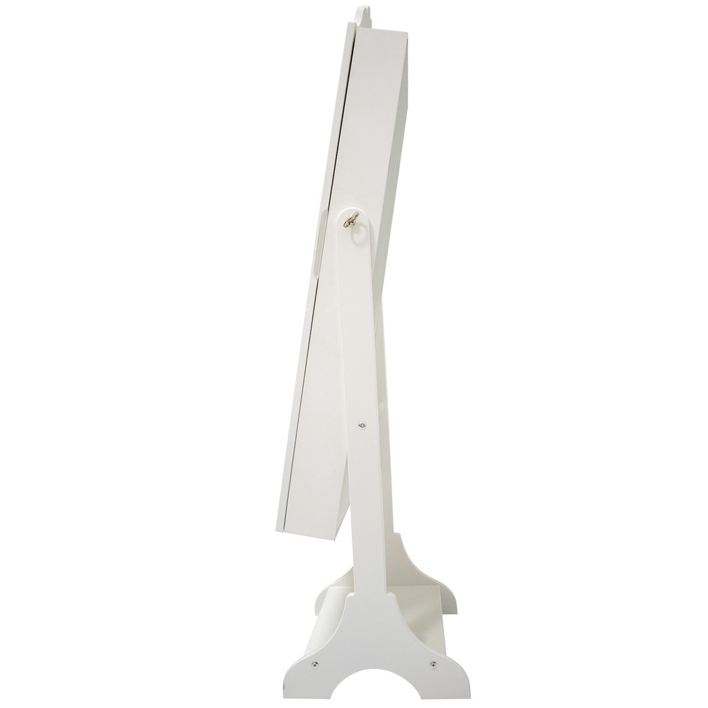 White, heart-patterned, MDF (medium-density fiberboard) spray-painted