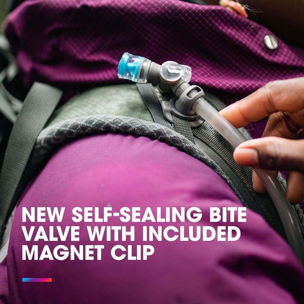 2L Hydration Bladder - Fully Reversible, Dishwasher Safe & Easy to Clean