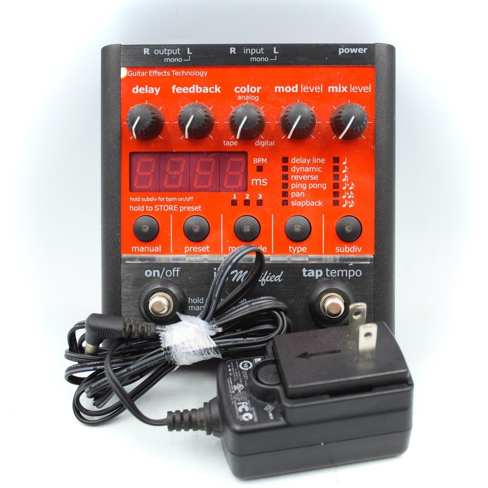 TC Electronic ND-1 Nova Delay iB Modified With Power Supply Guitar Effect Pedal