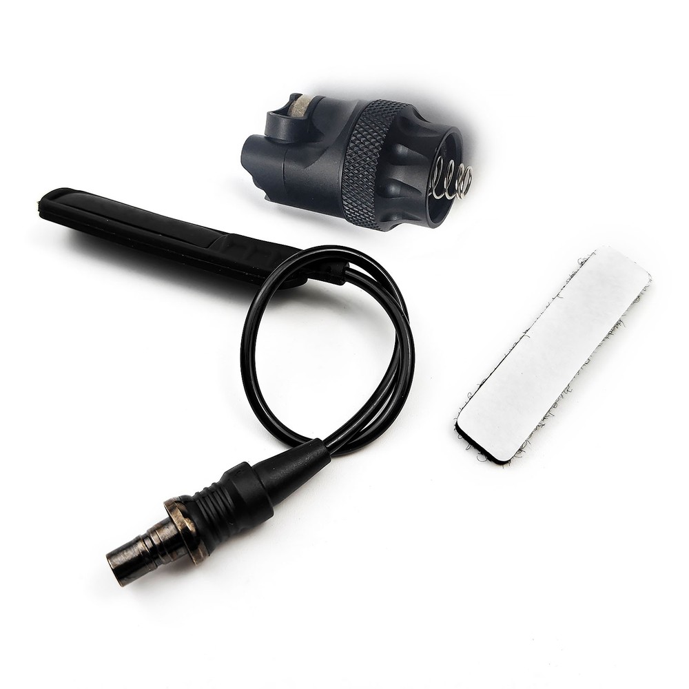 Tactical Switch Dual Function Flashlight Tailcap + Pad Switch for M300 M600 V2