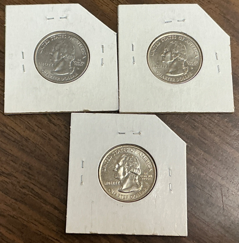 2004-D Washington Quarter - Wisconsin - Low Leaf error - BU.