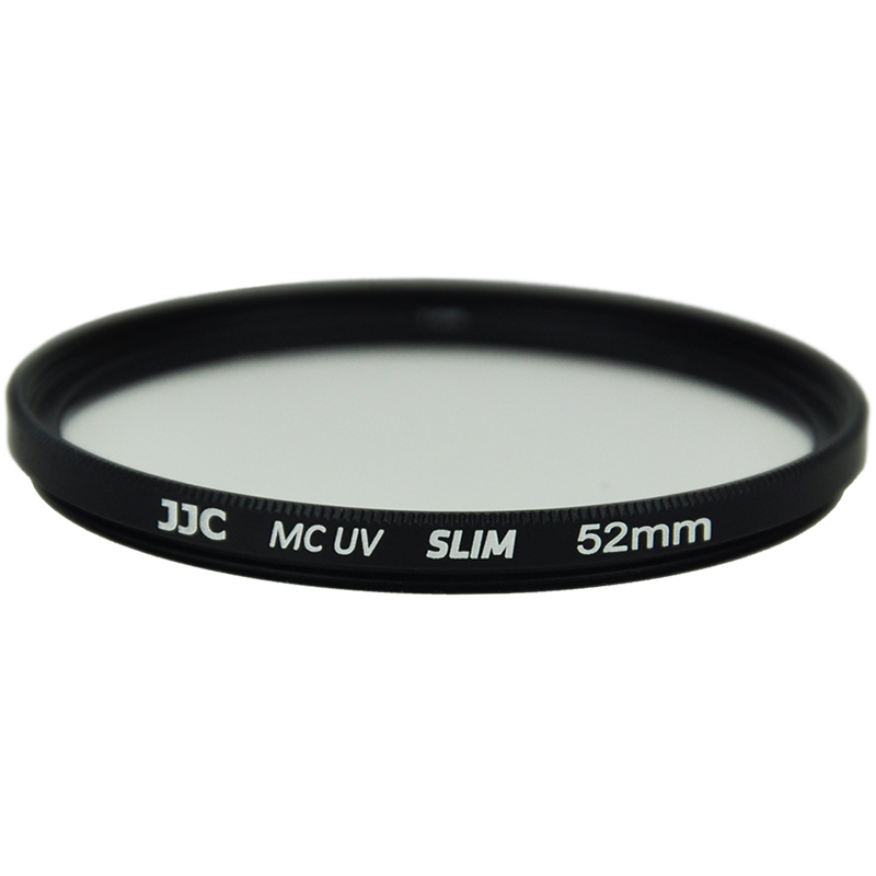 JJC 52mm Ultra-Thin HD UV Filter, Aluminum Frame Thread,Camera Lens Protector