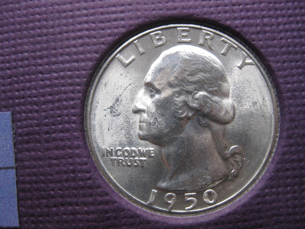 1950 D US Silver Mint Set Brilliant Uncirculated!