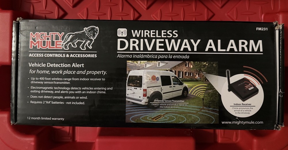 Mighty Mule Wireless Driveway Alarm System - FM231 - NEW