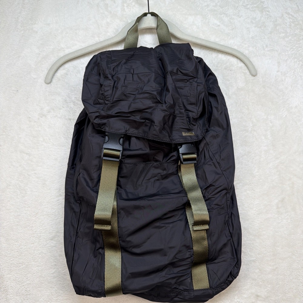 Away Travel Packable Backpack Black Lightweight Foldable Carry On Daypack Bag