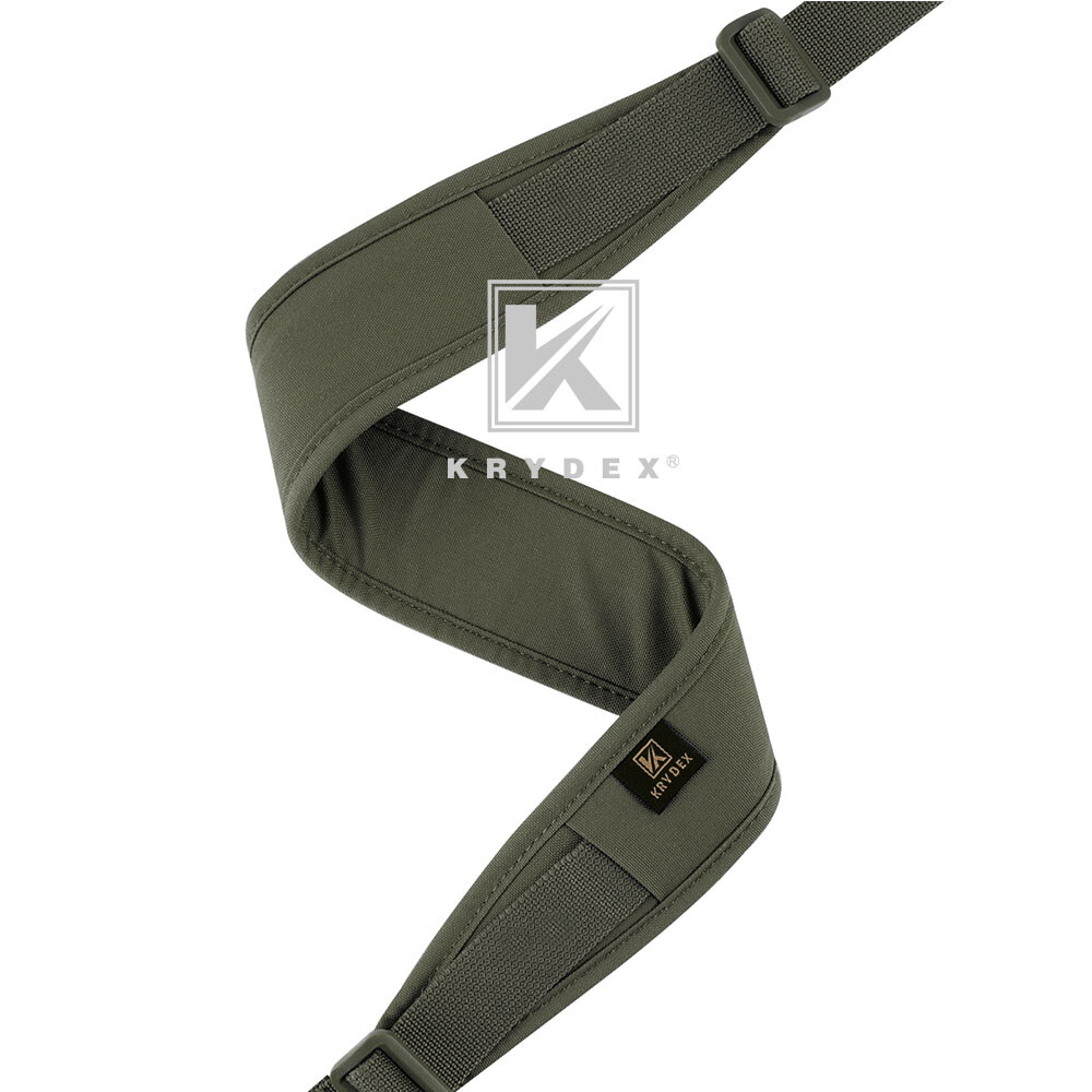 KRYDEX Tactical Sling Strap Slingster Pull Tab 2-Point Quick Adjust Ranger Green