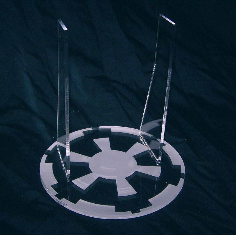 acrylic display stand for Star Wars Micro Galaxy Imperial Shuttle