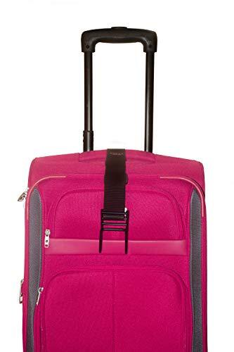 J-Hook Add a Bag Luggage Strap | Lightweight Adjustable Quick Release Strap