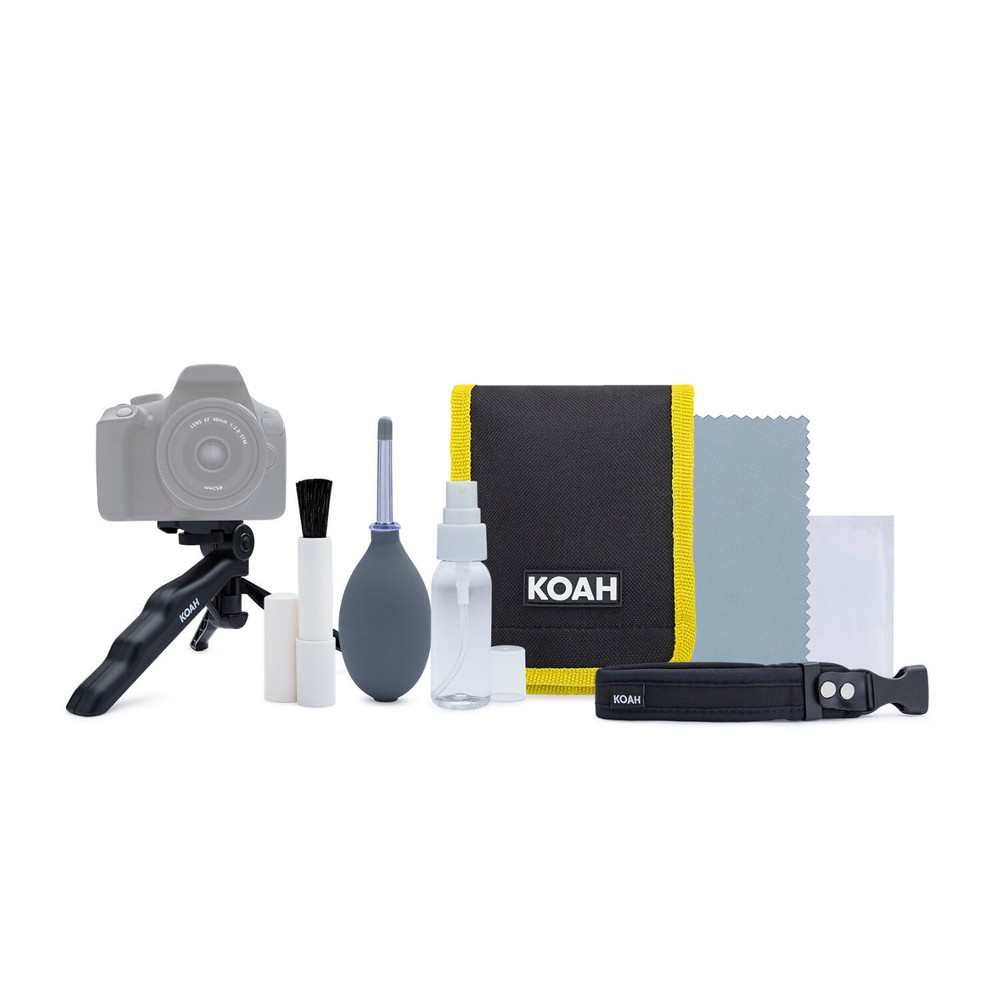 Koah Holster Camera Case and Accessory Bundle for DSLR, Mirrorless, & Camcorders