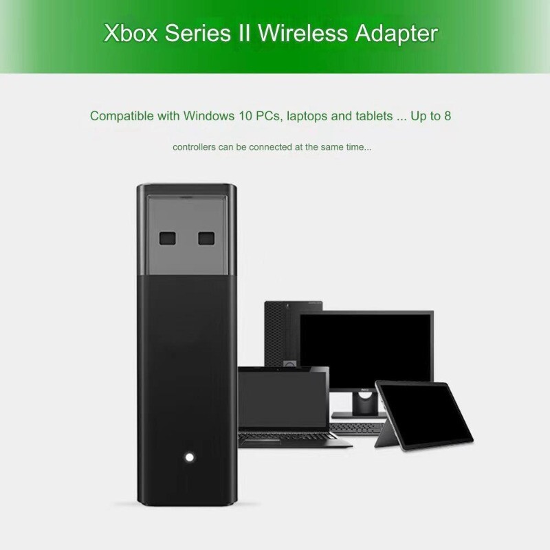 Microsoft Xbox Adapter Wireless Receiver with USB Extension Cable for Windows 10