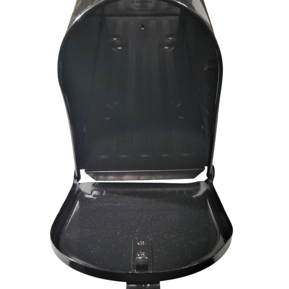 Architectural Mailboxes Elite Black Medium Steel Post Mount Mailbox Model E1100B