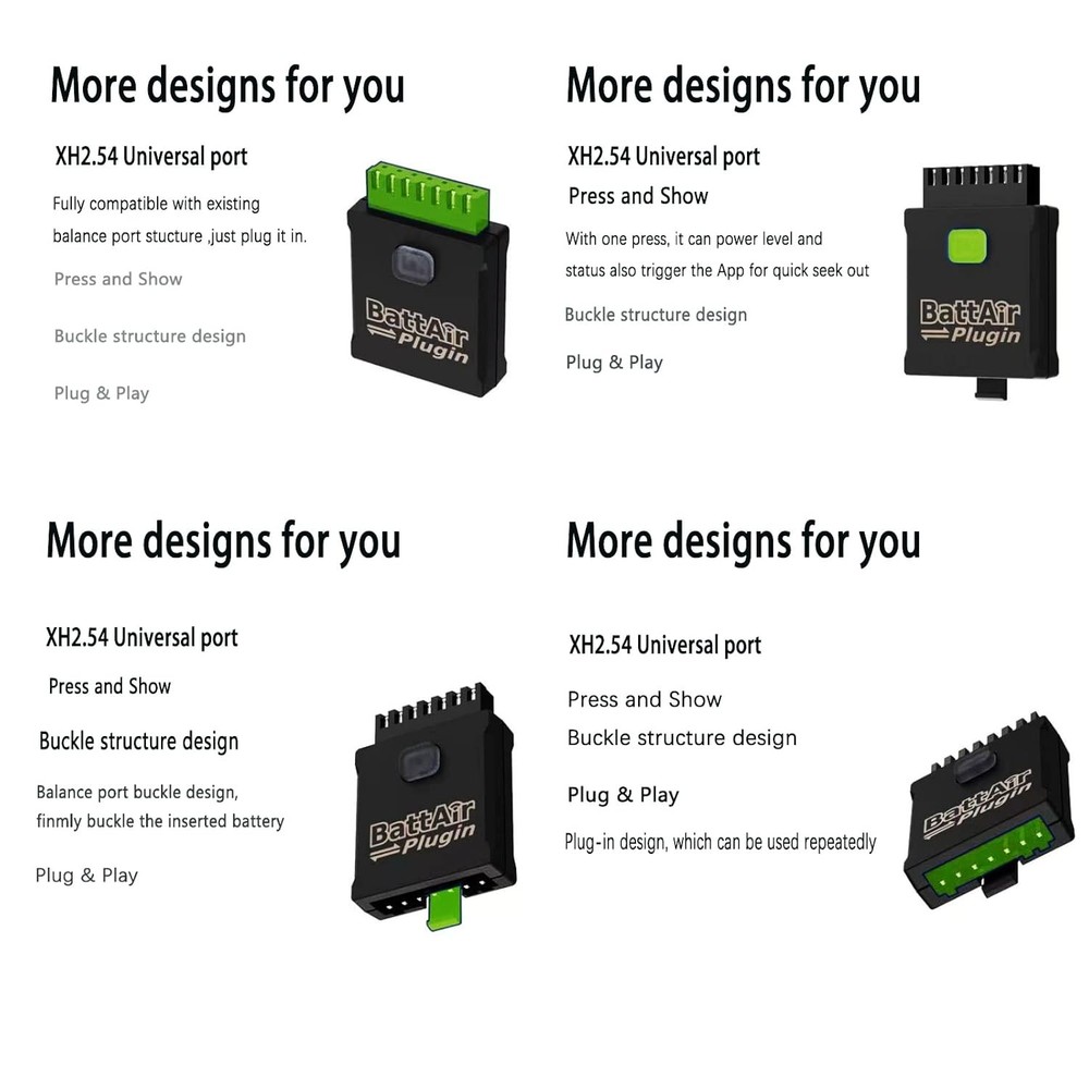 ISDT BattAir Bluetooth 2S 3S 4S 5S 6S Controller Plugin Voltage Checker APP