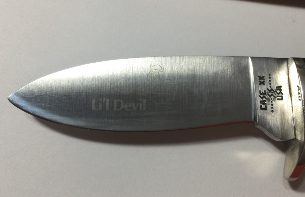 Case Li'l Devil Knife 10 Dot Fix Blade P51 SSP