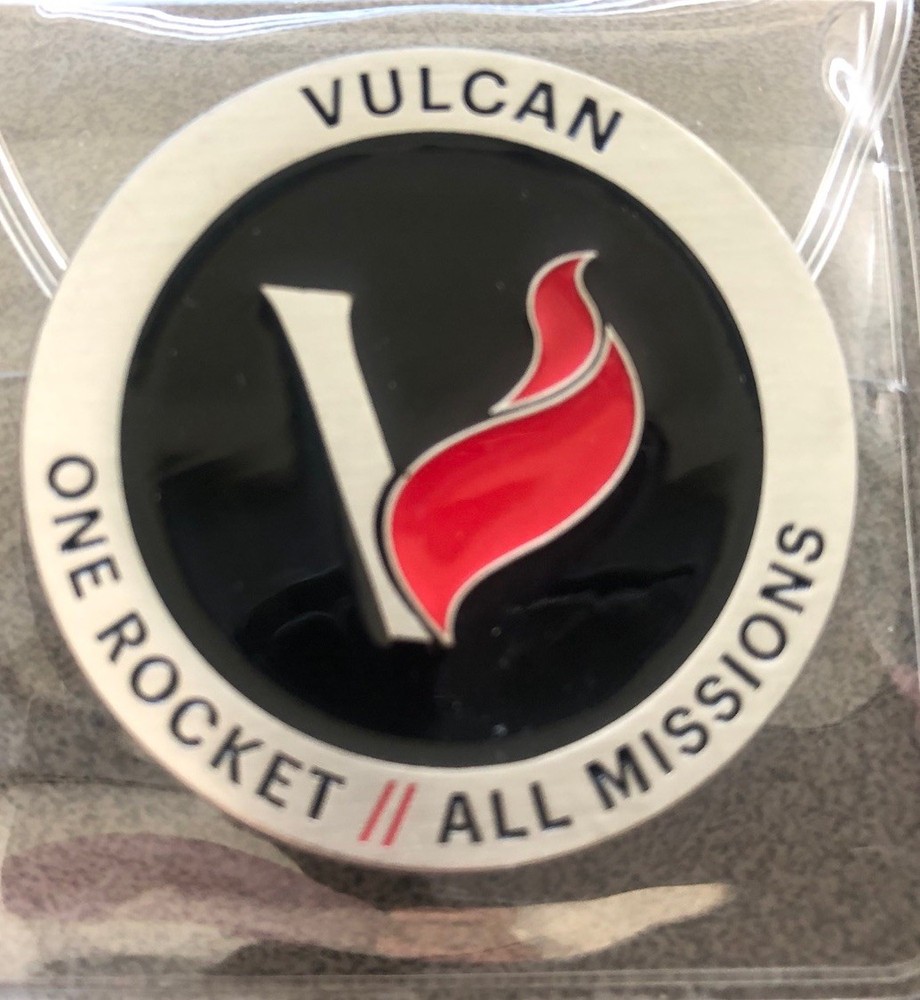 USSF-106 Challenge Coin Vulcan Rocket ULA