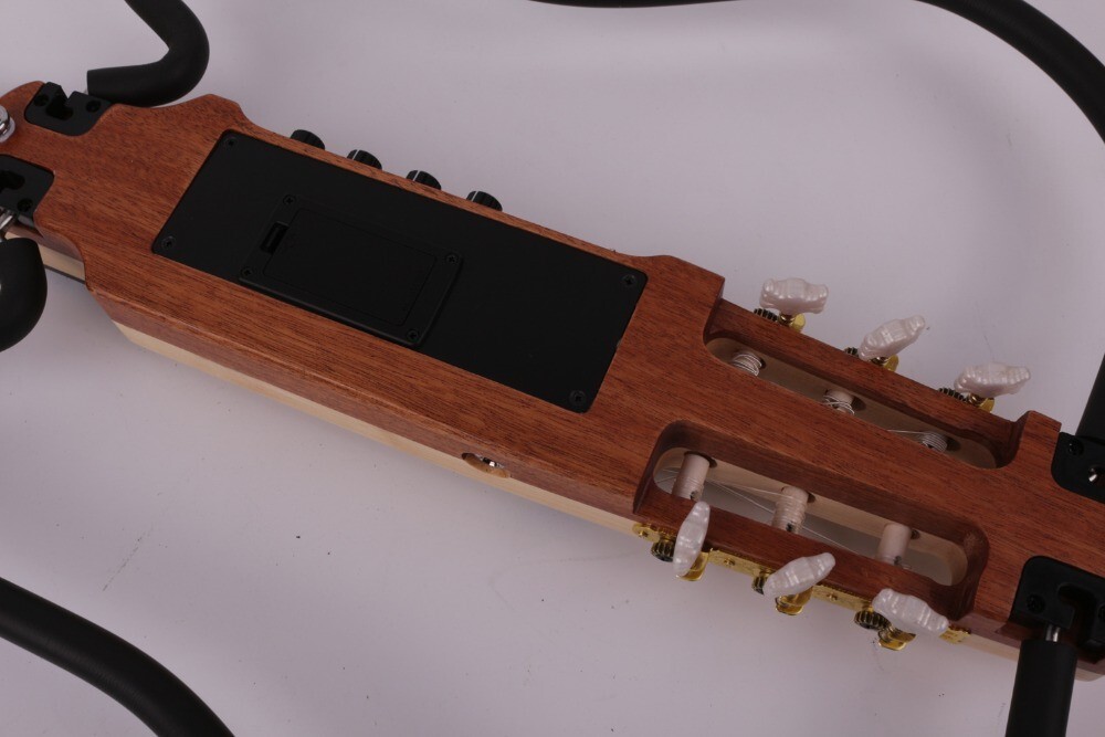 headless electric classical guitar silent nylon string classic built in effect