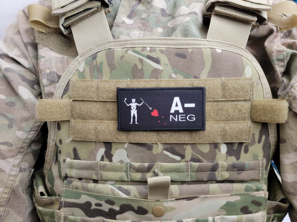 Backbeard 2x4 Bloodtype Tactical Patch