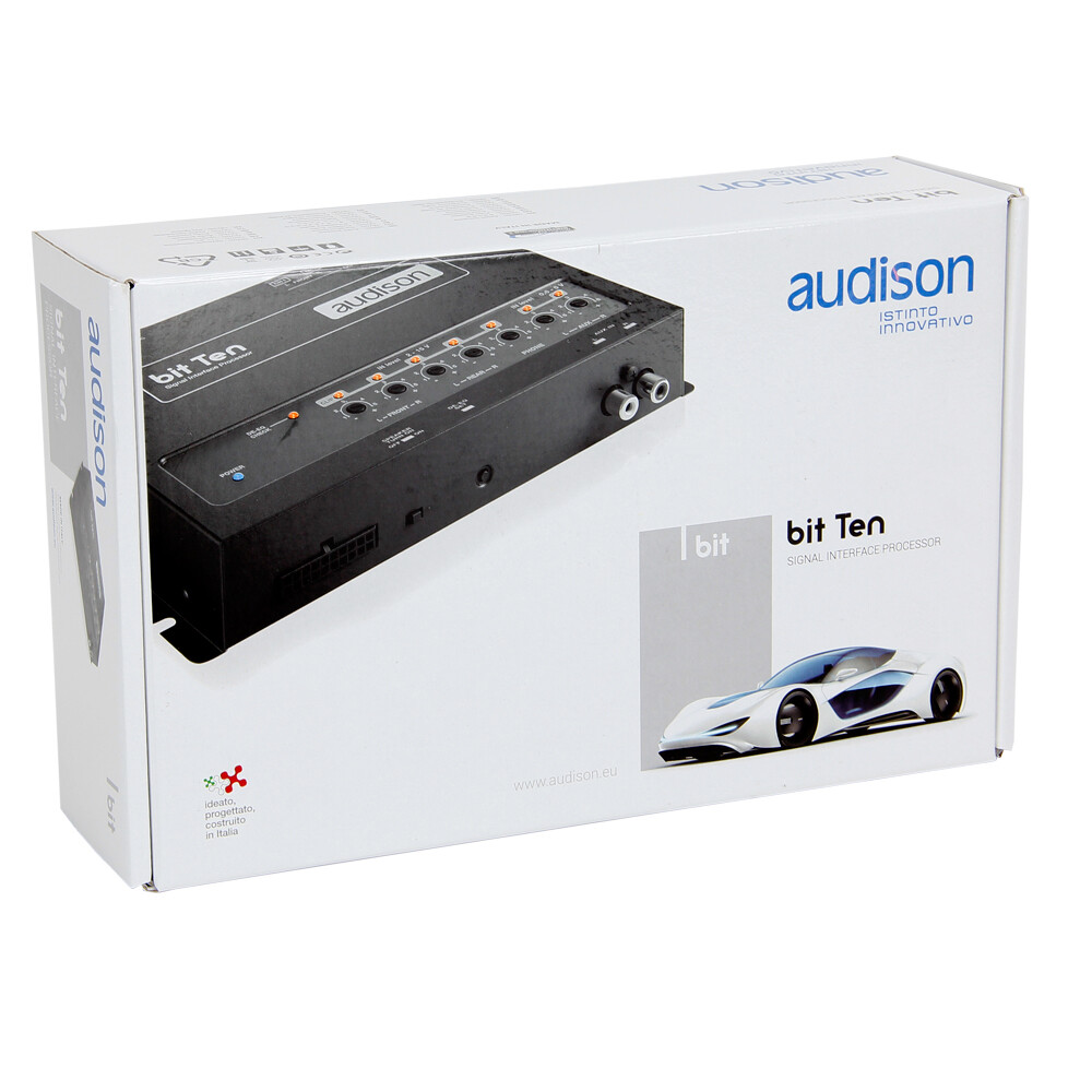 Audison BIT-TEN Multi-Function Digital Sound Processor DSP Analog Input NEW