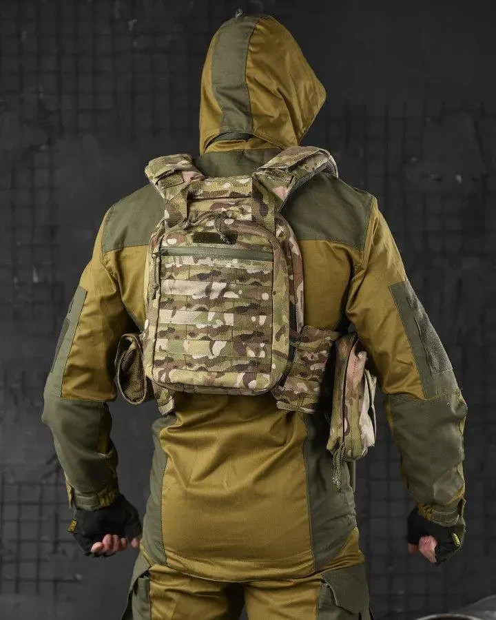 Tactical plate carrier multicam, plate carrier with 4 quick release points, 💙💛