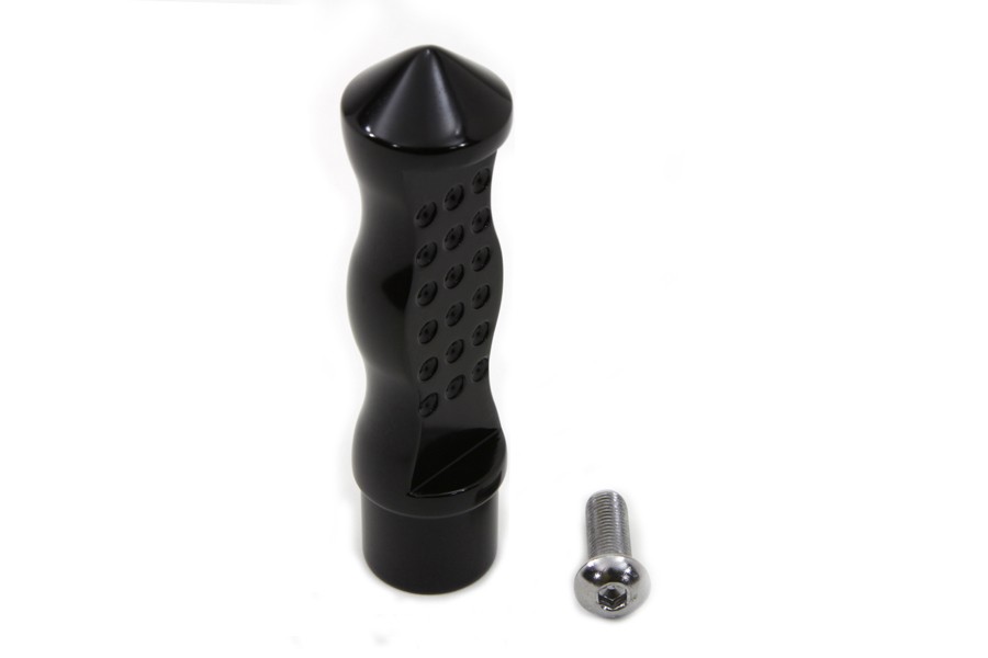 Black Form Factor Shifter Footpeg Druid Style for Harley-Davidson
