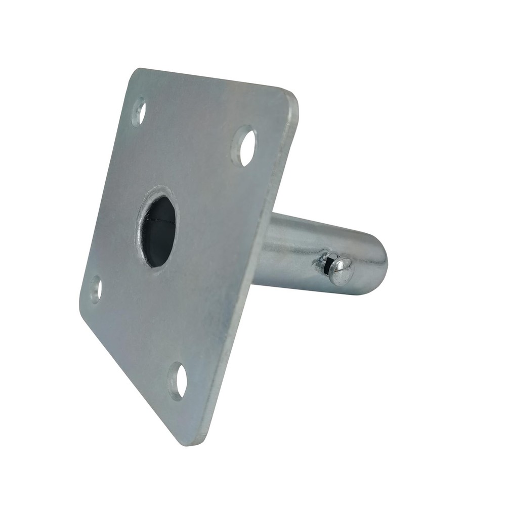 4 PCS Scaffold Base Plates with Pins for Baker Style Scaffolding, Galvanized