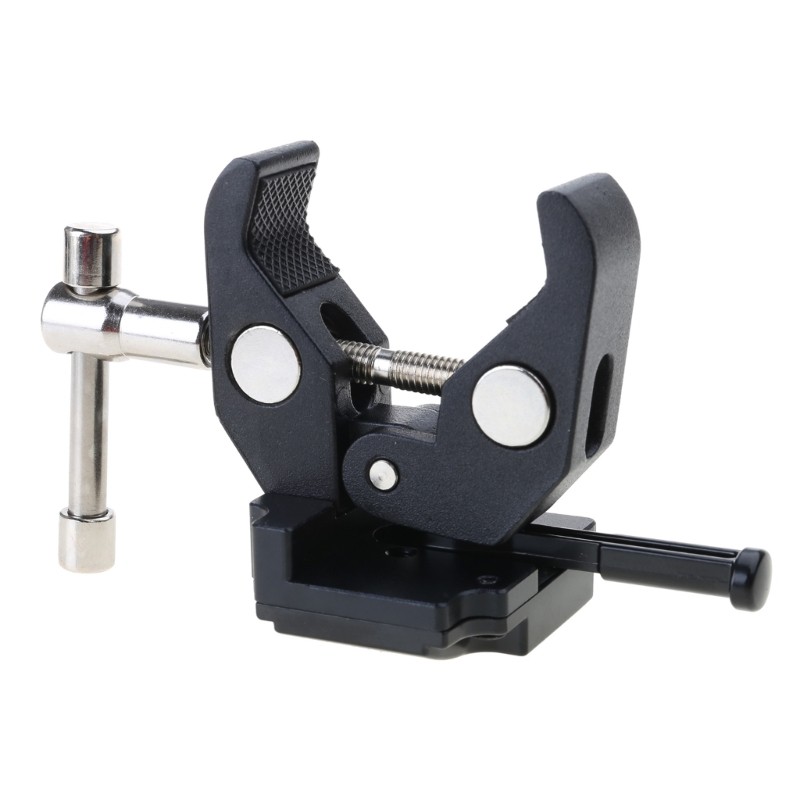 Professional V Bracket with Metal Handle Claw Clamp for Camera Support
