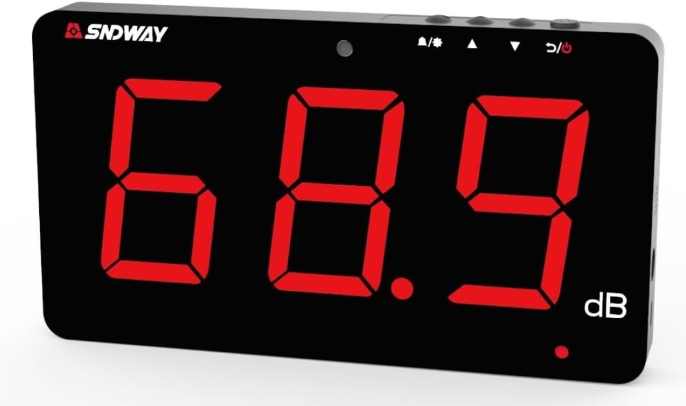 Modern 30-130dB Sound Level Meter - Alarm, Automatic Operation, USB-Powered