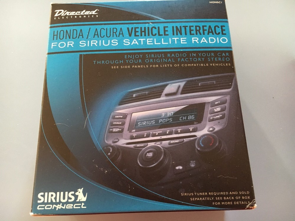 New Directed- SiriusConnect Interface for Select Honda and Acura Vehicles