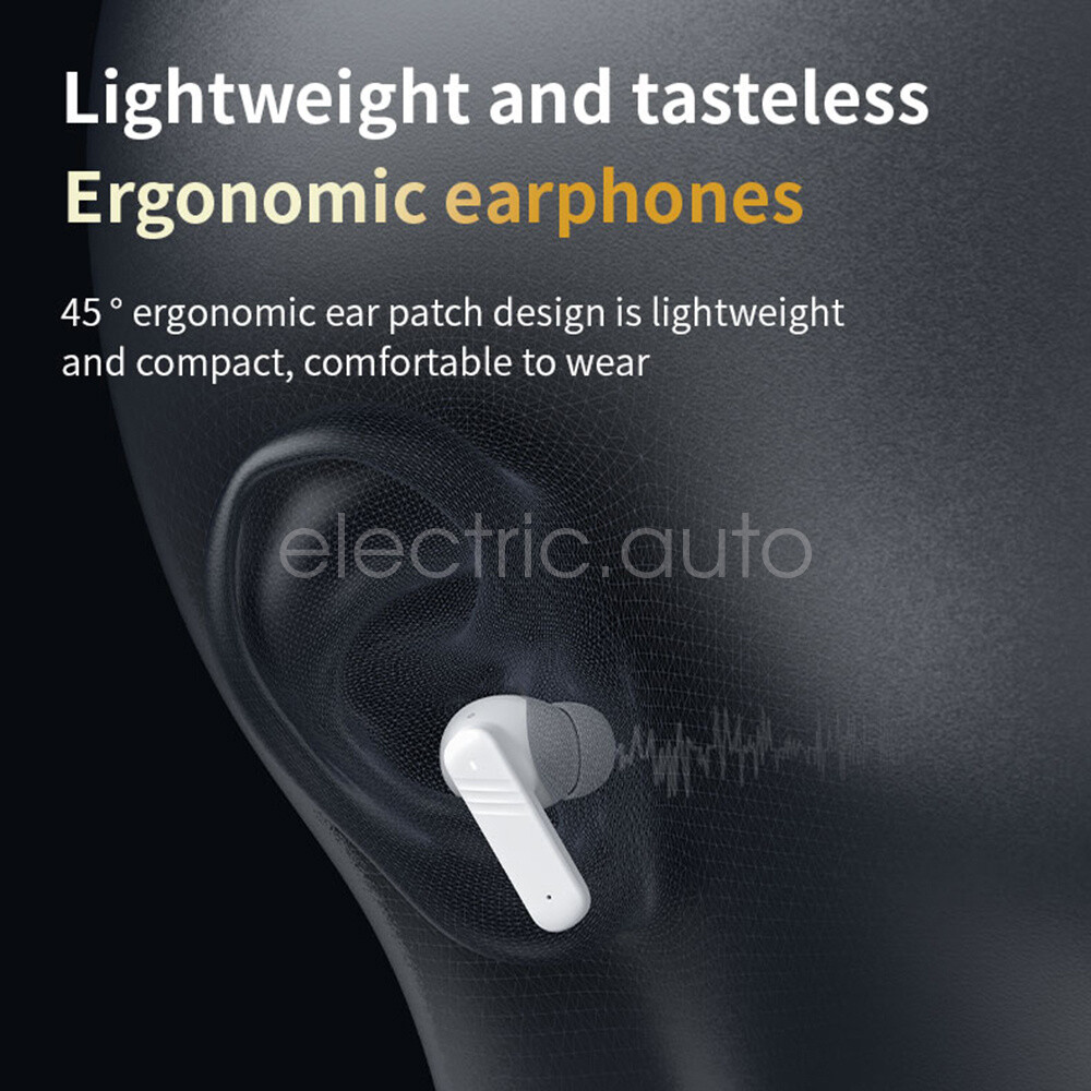 Bluetooth 5.4 Earphone Full Touch Screen TWS Wireless Earbuds Noise Reduction