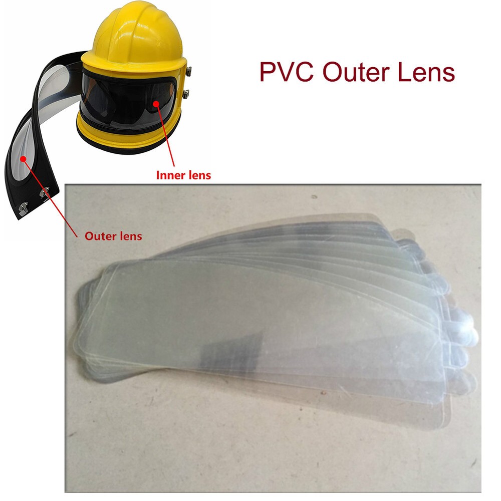 Safety Sandblast Helmet Sand Blast Hood Protector w/ Protector Replacement Lens