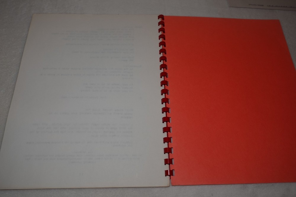 Thomas Sleeper Signed Handwritten Notes & Script 1996 Conductor Composer Miami