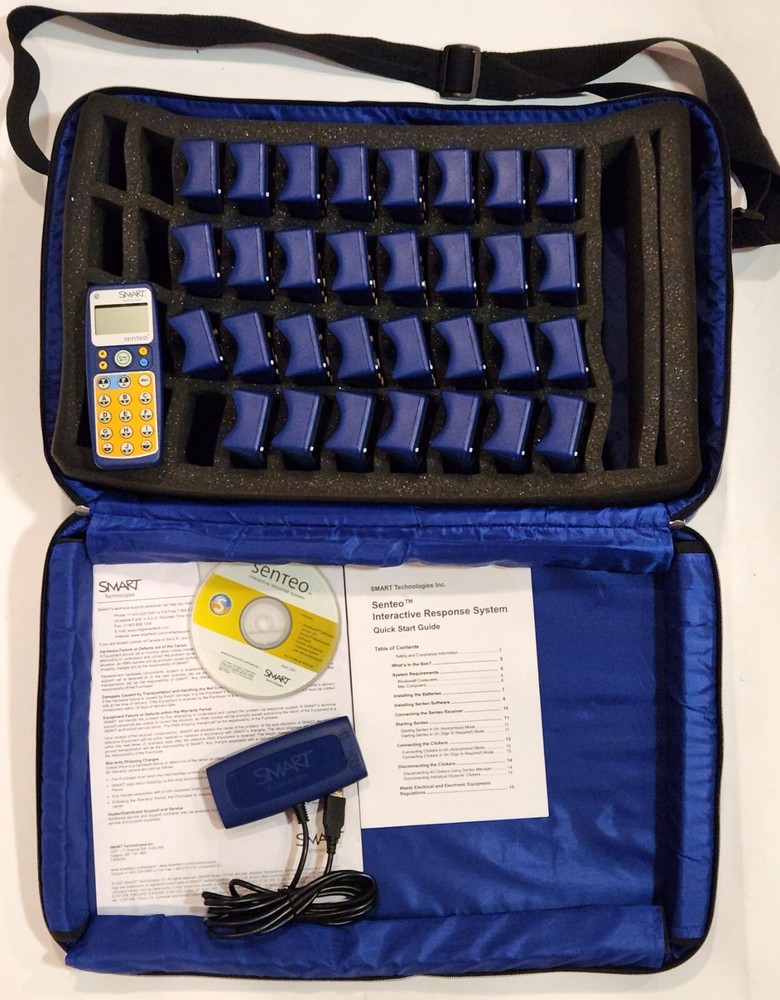 SMART Senteo Interactive Response Tech System w/ 32 Smart Technologies  Receiver