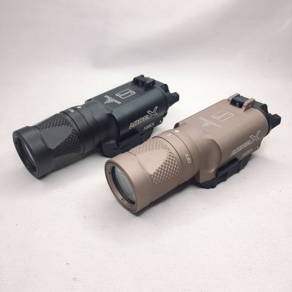 Tactica X300V Flashlight Dual-Output  Flashlight Strobe Light White Shooting