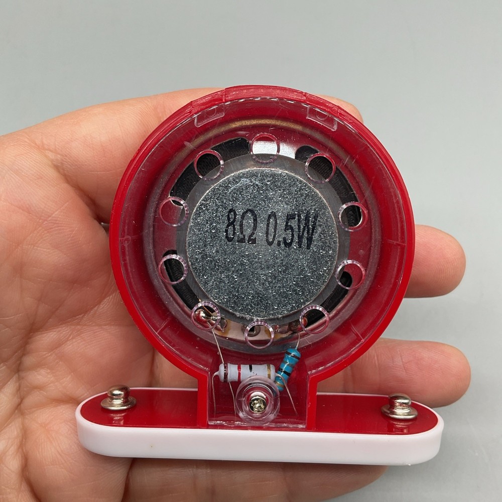 Elenco Snap Circuits Replacement Part Speaker SP Red 0.5w