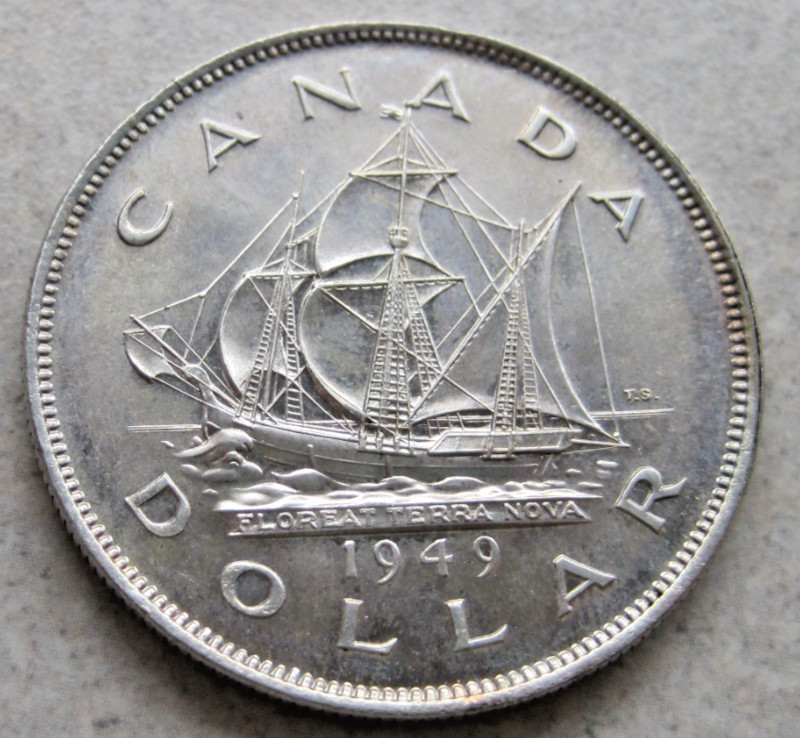 1949 Canada Silver Dollar - GEM!!
