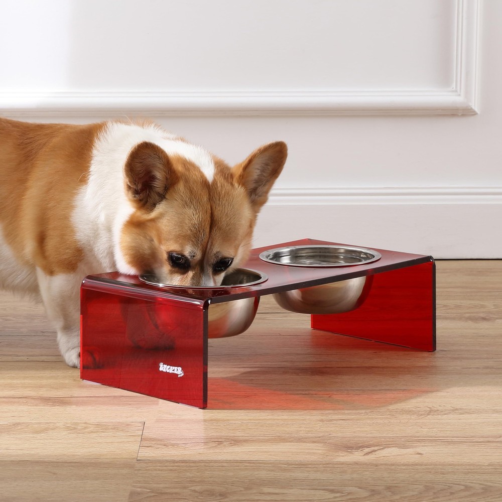 LICKER Store DBL2000H Keaton 5" Small/Medium Modern Acrylic Rectangular Elevated