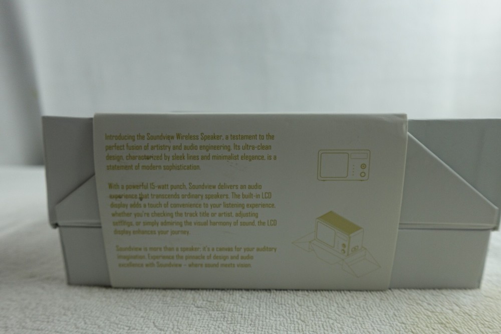 RUPT 15W SOUNDVIEW WIRELESS SPEAKER W/ LCD DISPLAY