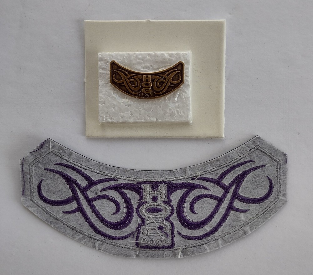 2004 Harley-Davidson HOG (Harley Owners Group) Rocker Patch And Pin