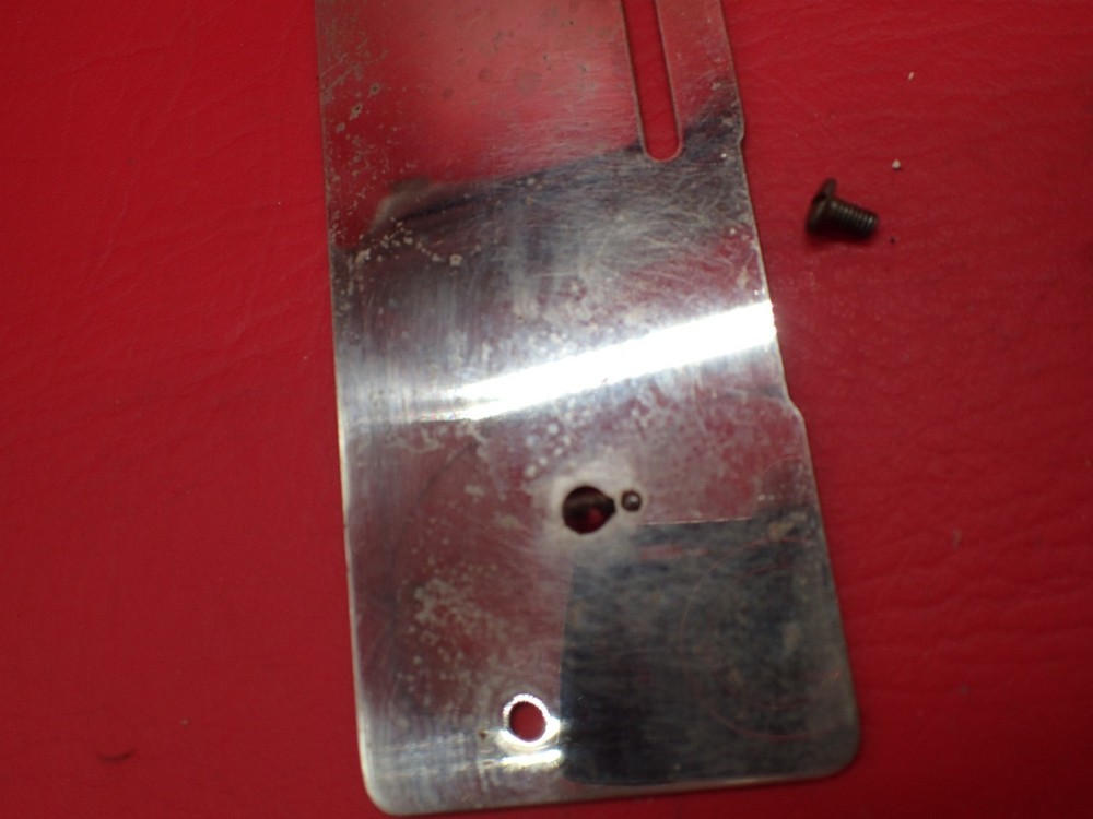 Vintage Franklin LONG SHUTTLE Sewing Machine Bobbin Needle Front & Side Plates