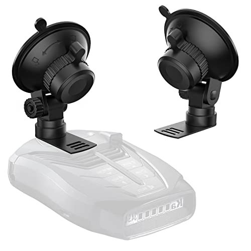 Universal Radar Detector Mount - Suction Cup Holder for Windshield & Dashboard,