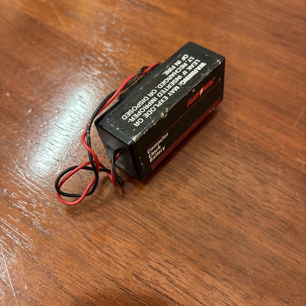 Rayovac Computer Clock Battery 844 4.5V Alkaline ***Untested
