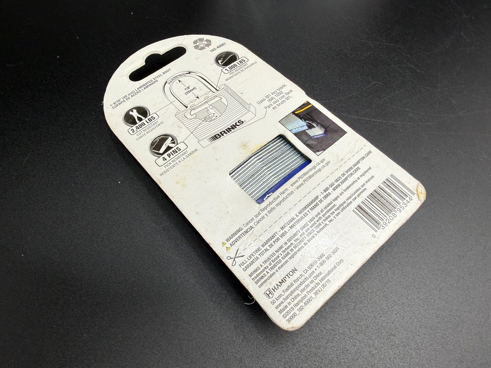 3 New Padlocks Brinks Master Lock TSA Combo Steel High Security Set