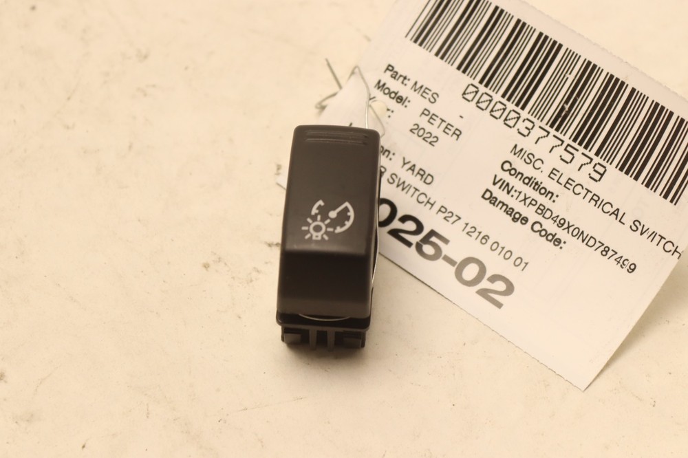 2018-2023 PETERBILT 579 PACCAR DIMMER LIGHT CONTROL SWITCH BUTTON OEM